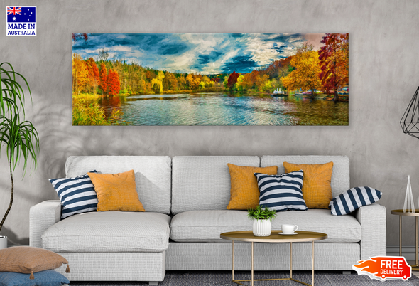 Panoramic Canvas Stunning Nature Landscape View High Quality 100% Australian made wall Canvas Print ready to hang