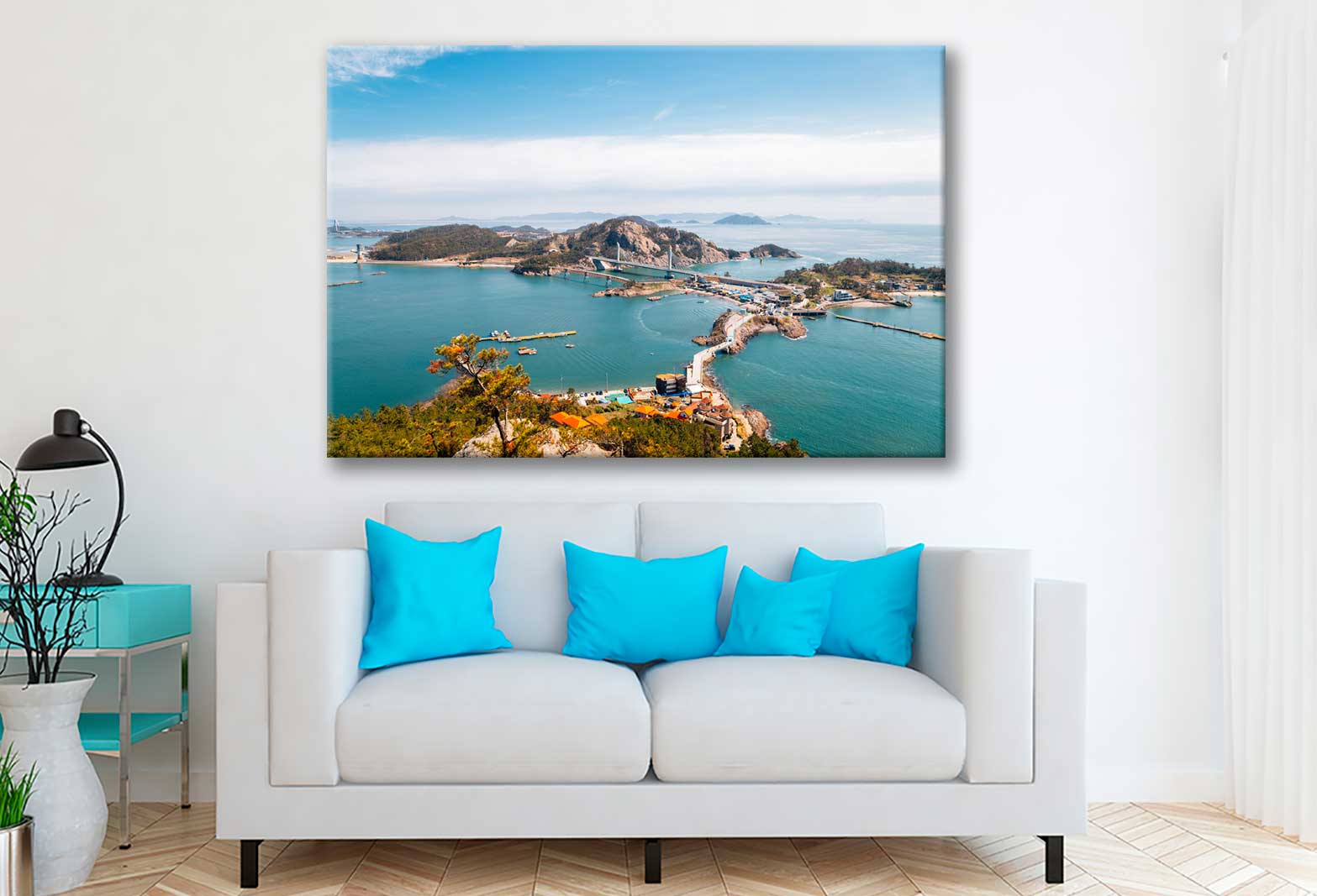 Bella Home Gogunsan Island View & Sky Print Canvas Ready to hang