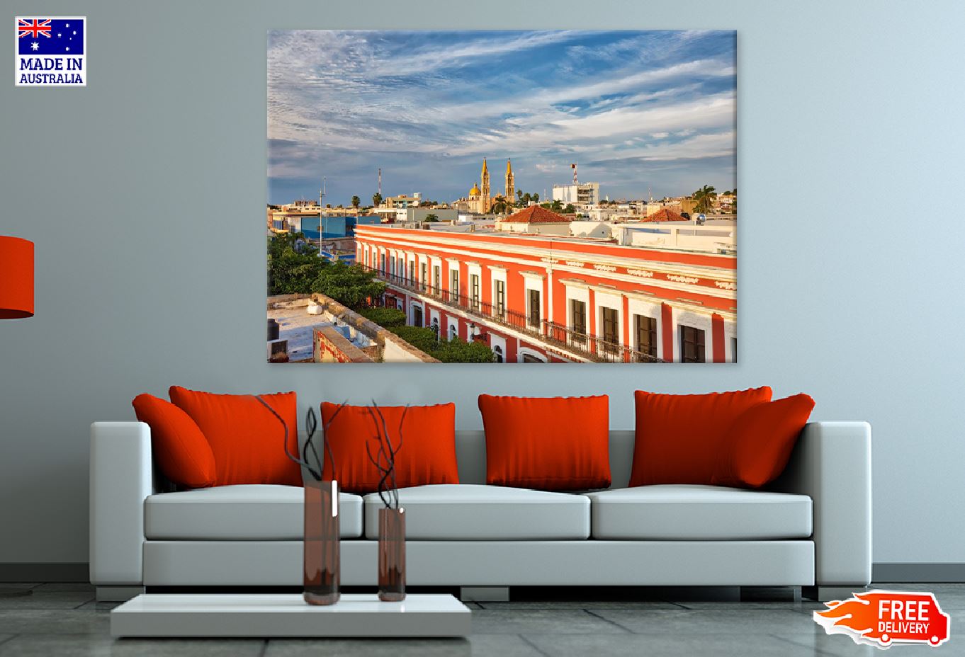 Mexico Mazatlan Old City Skyline View Photograph Print 100% Australian Made