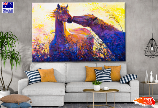 Horse Love Painting Print 100% Australian Made