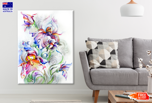 Beautiful Flower Bouquet Watercolor Painting Print 100% Australian Made