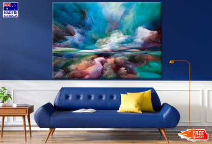 Colourful Abstract Cloud Design Print 100% Australian Made