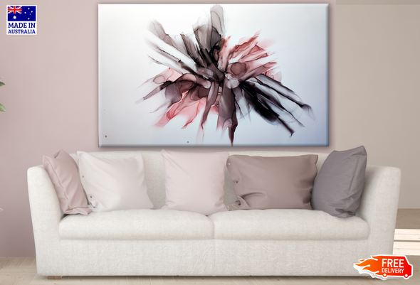 Black & Pink Abstract Design Print 100% Australian Made
