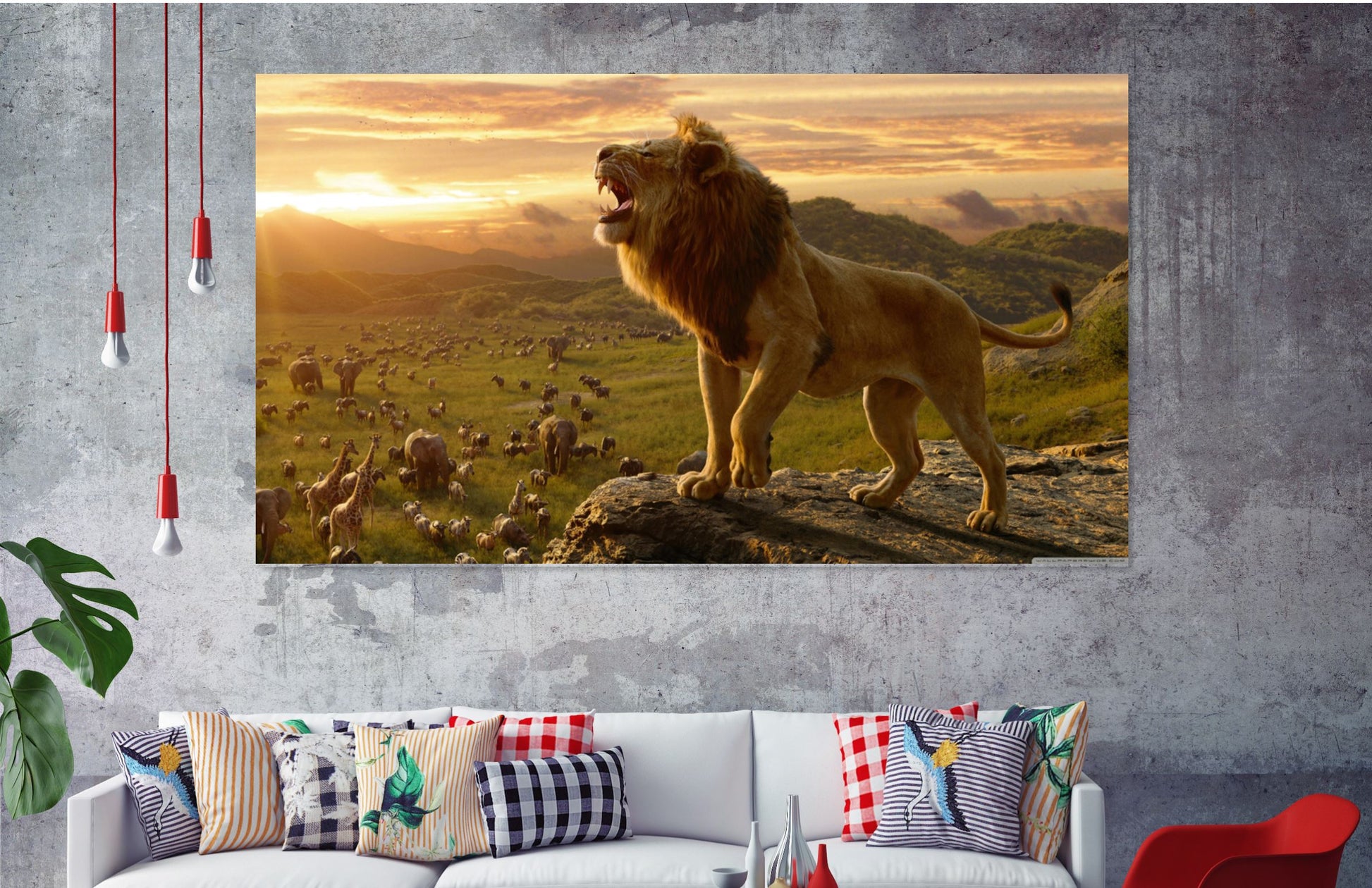 Lion Stunning Print 100% Australian Made