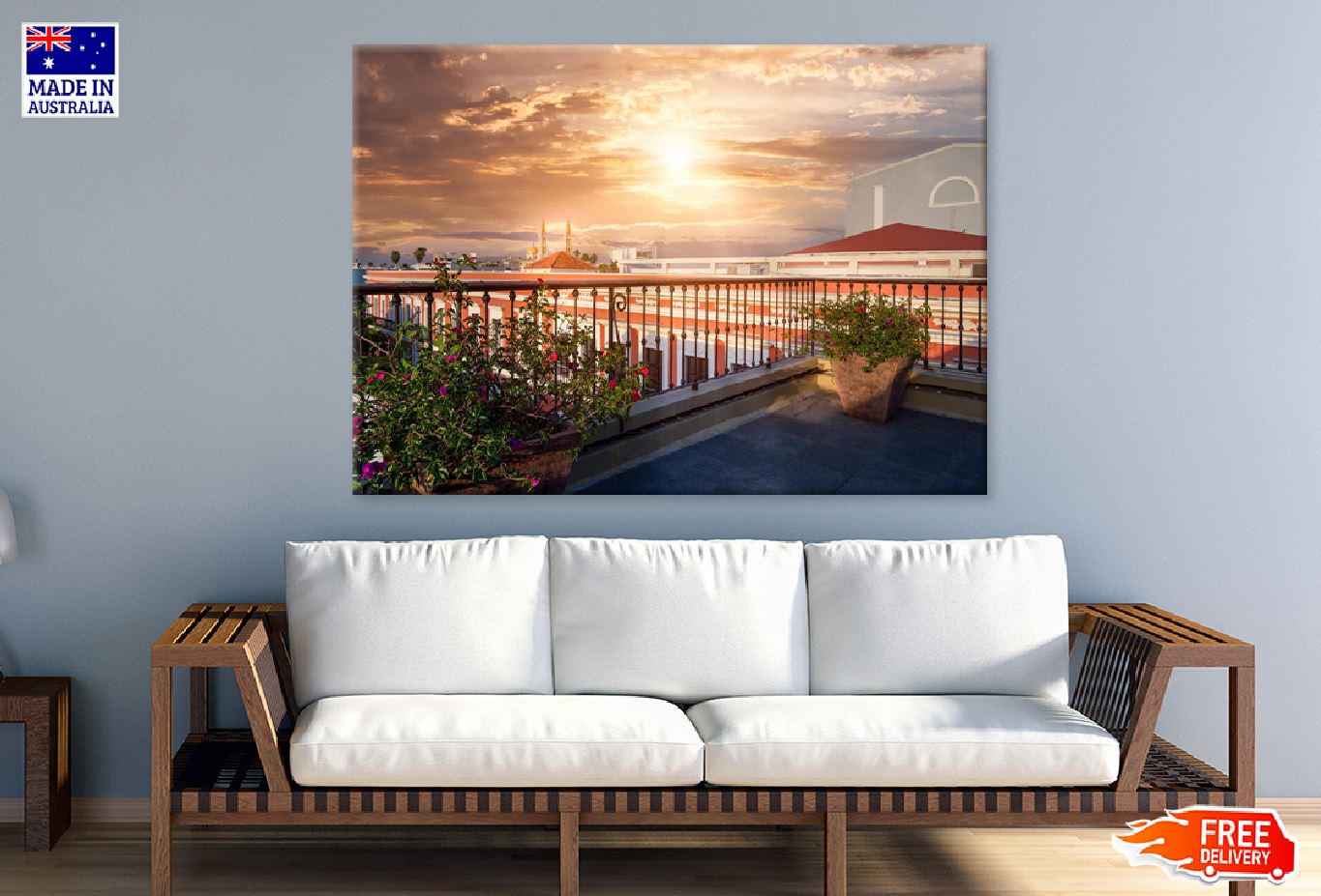 Mexico Mazatlan Old City Sunset Photograph Print 100% Australian Made