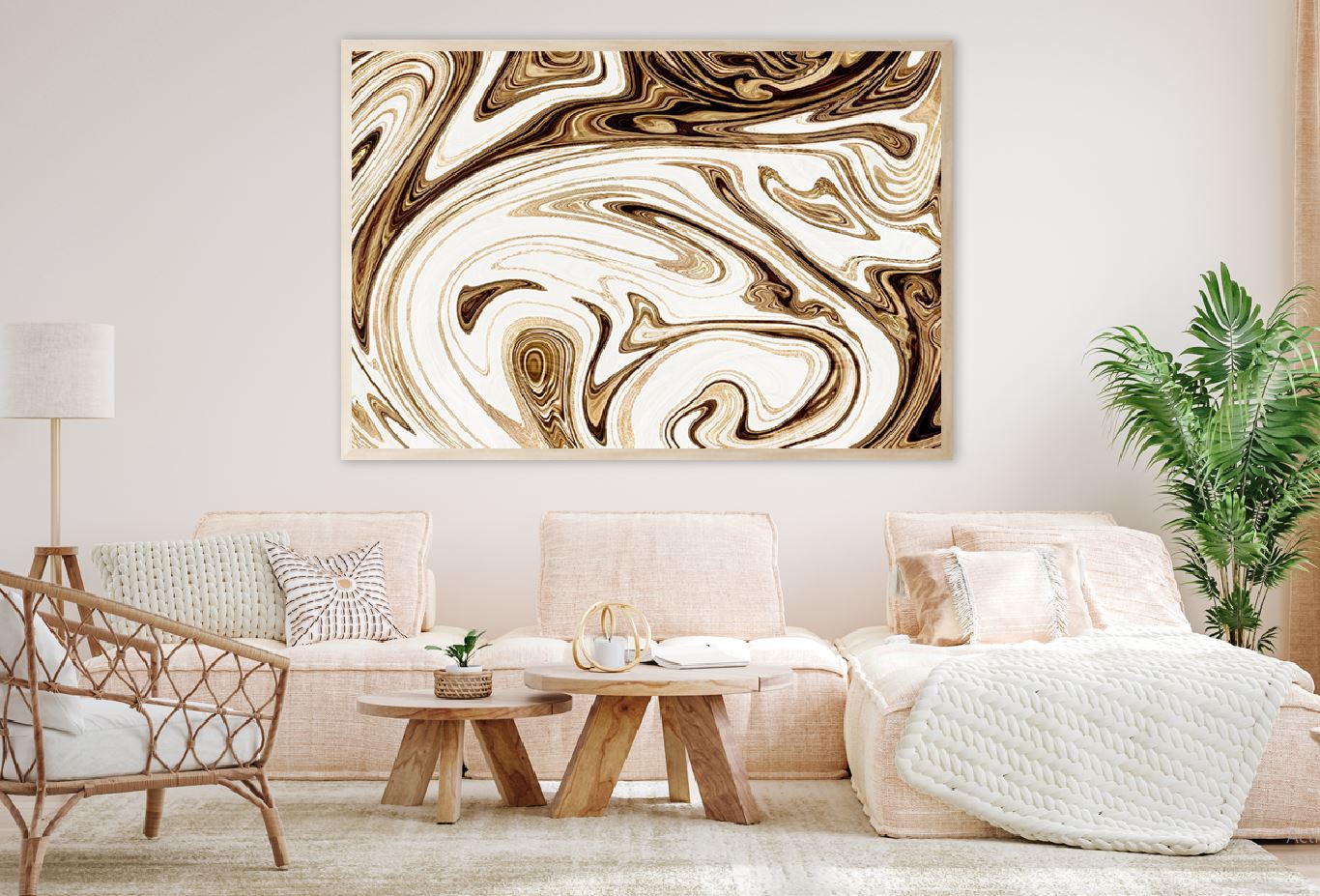 Gold Liquid Marble Abstract Design Home Decor Premium Quality Poster Print Choose Your Sizes