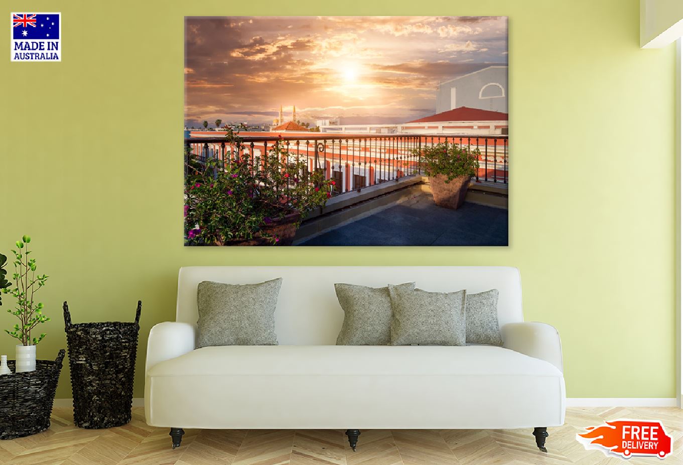 Mexico Mazatlan Old City Sunset Photograph Print 100% Australian Made