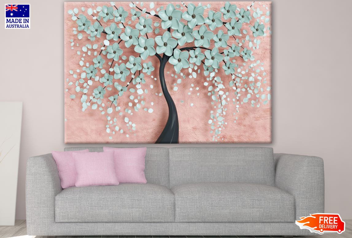 Flower Tree 3D Design Print 100% Australian Made