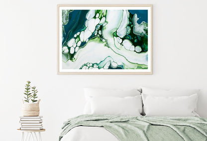 Green Marble Swirl Abstract Design Home Decor Premium Quality Poster Print Choose Your Sizes