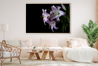 Rose Lily Flowers Closeup View Home Decor Premium Quality Poster Print Choose Your Sizes