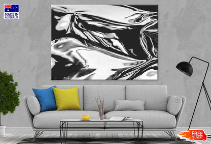 B&W Wave Pattern Abstract Design Print 100% Australian Made