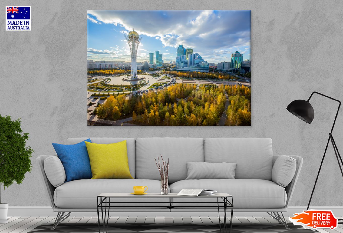 Astana View Photograph Nur-Sultan Kazakhstan Print 100% Australian Made