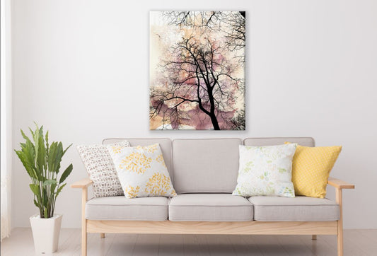 Abstract Colourful Tree Painting Print 100% Australian Made