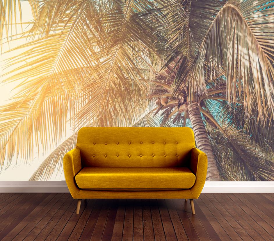 Wallpaper Murals Peel and Stick Removable Stunning Coconut Tree Closeup High Quality