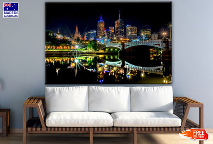 City Night View Print 100% Australian Made