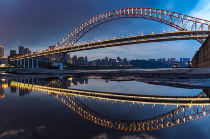 Bridge & City Night View Photograph Print 100% Australian Made