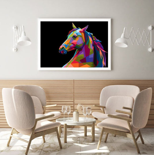 Horse Abstract Portrait Painting Home Decor Premium Quality Poster Print Choose Your Sizes