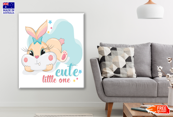 Cute Rabbit Art Print 100% Australian Made