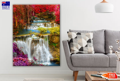 Waterfall in Forest Photograph Print 100% Australian Made