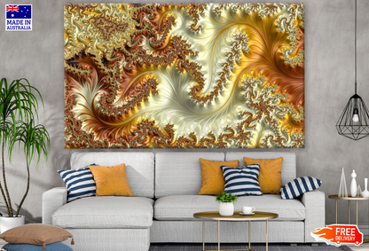 Colourful Abstract Fractal Design Print 100% Australian Made