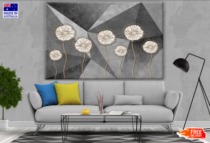 3D Illustration of Dandelions Print 100% Australian Made