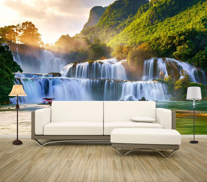 Wallpaper Murals Peel and Stick Removable Waterfall High Quality