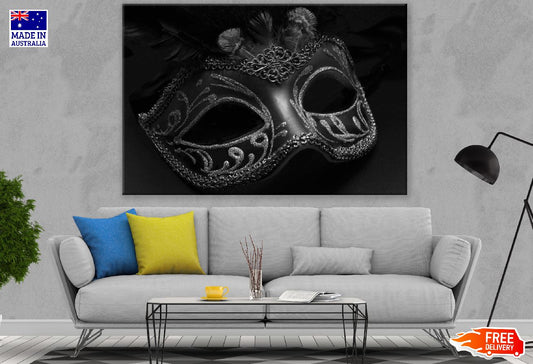 Fashion Mask in the Dark B&W Photograph Print 100% Australian Made