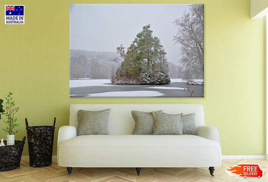 Snow Covered Trees & Bushes Photograph Print 100% Australian Made