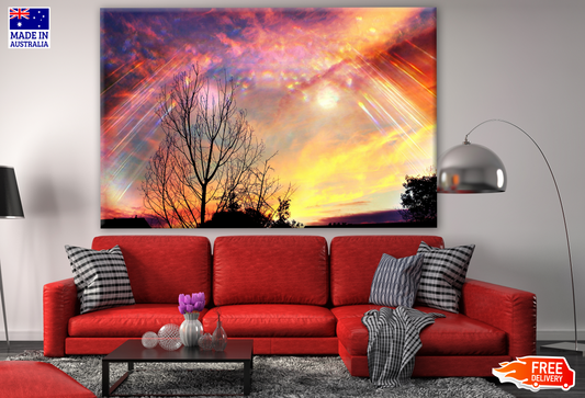 Stunning View of Sunset & Sky Print 100% Australian Made