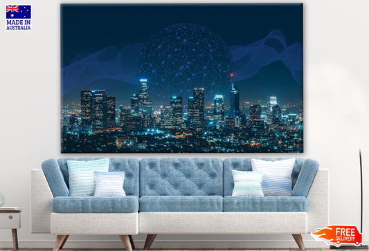 City Night View Photograph Print 100% Australian Made