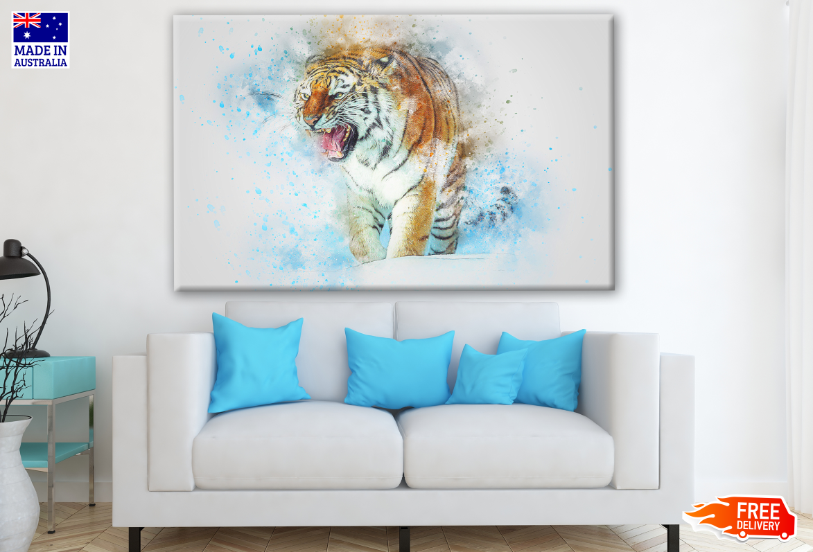 Tiger Painting Print 100% Australian Made