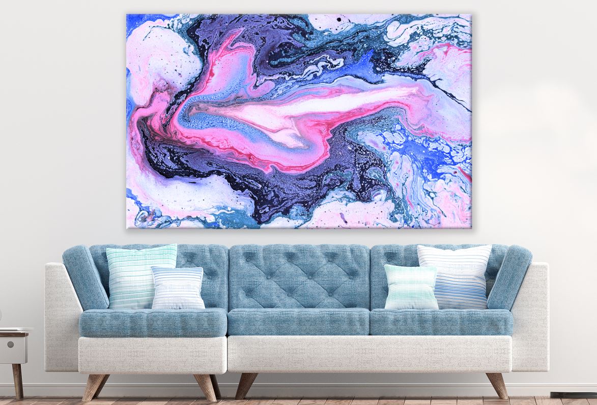 Abstract Marble Waves Design Print 100% Australian Made