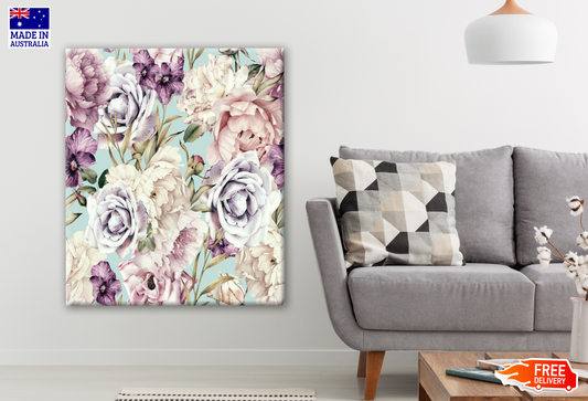Colourful Floral Painting Print 100% Australian Made