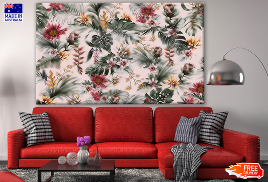 Colourful Floral Design Print 100% Australian Made