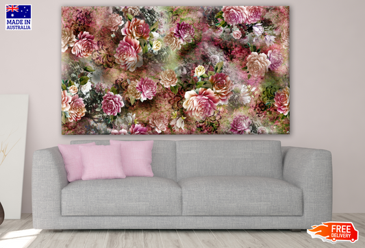 Colourful Floral Design Print 100% Australian Made