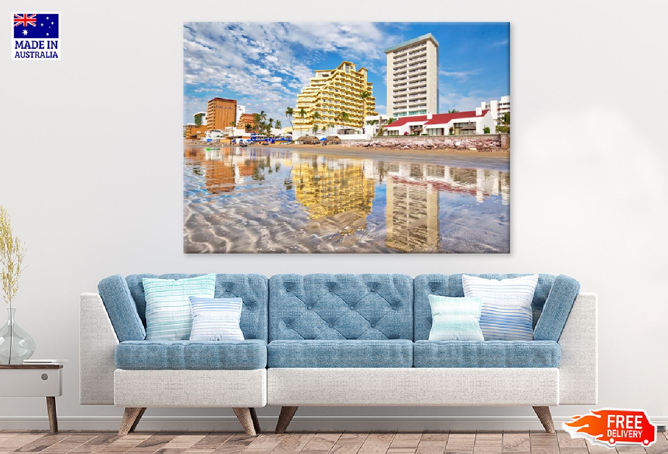 Mazatlan Golden Zone Zona View Photograph Print 100% Australian Made