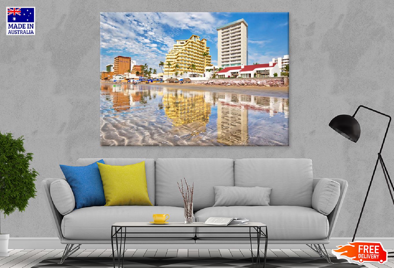 Mazatlan Golden Zone Zona View Photograph Print 100% Australian Made