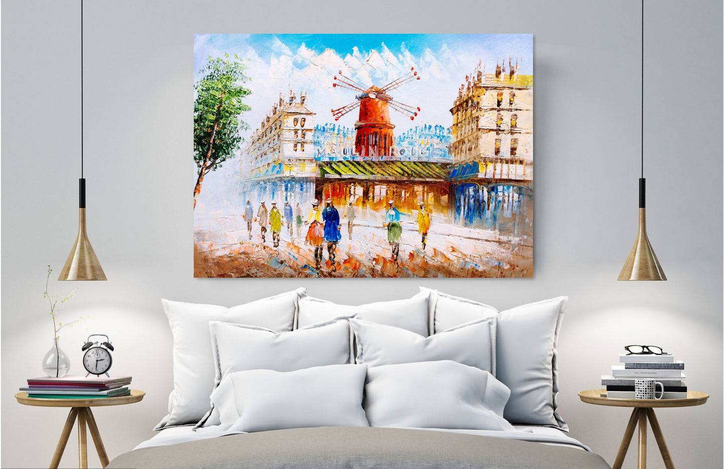 Beautiful painting Paris France Print 100% Australian Made