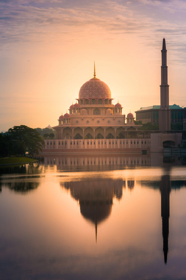 Putra Mosque with Sunrise Photograph Malaysia Print 100% Australian Made