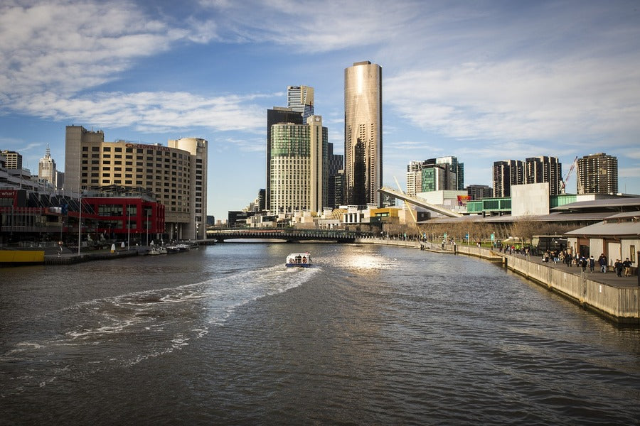 Yarra River & Melbourne City, Victoria, Australia Print 100% Australian Made