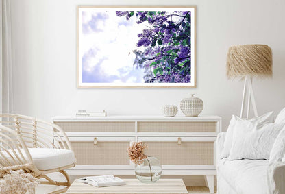 Purple Lilac Flowers Branch View Home Decor Premium Quality Poster Print Choose Your Sizes