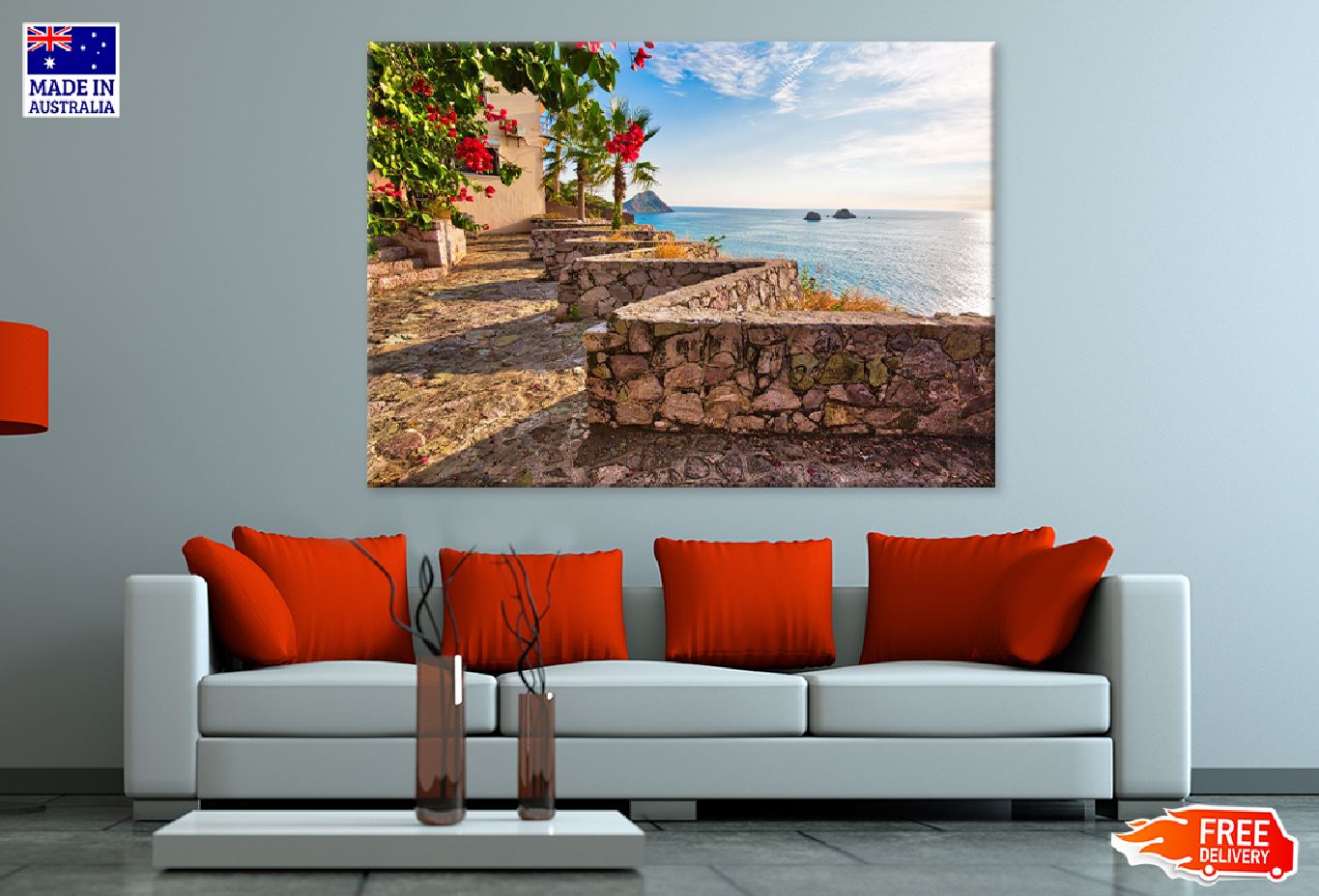 Mazatlan Scenic Sea Shore View Photograph Print 100% Australian Made