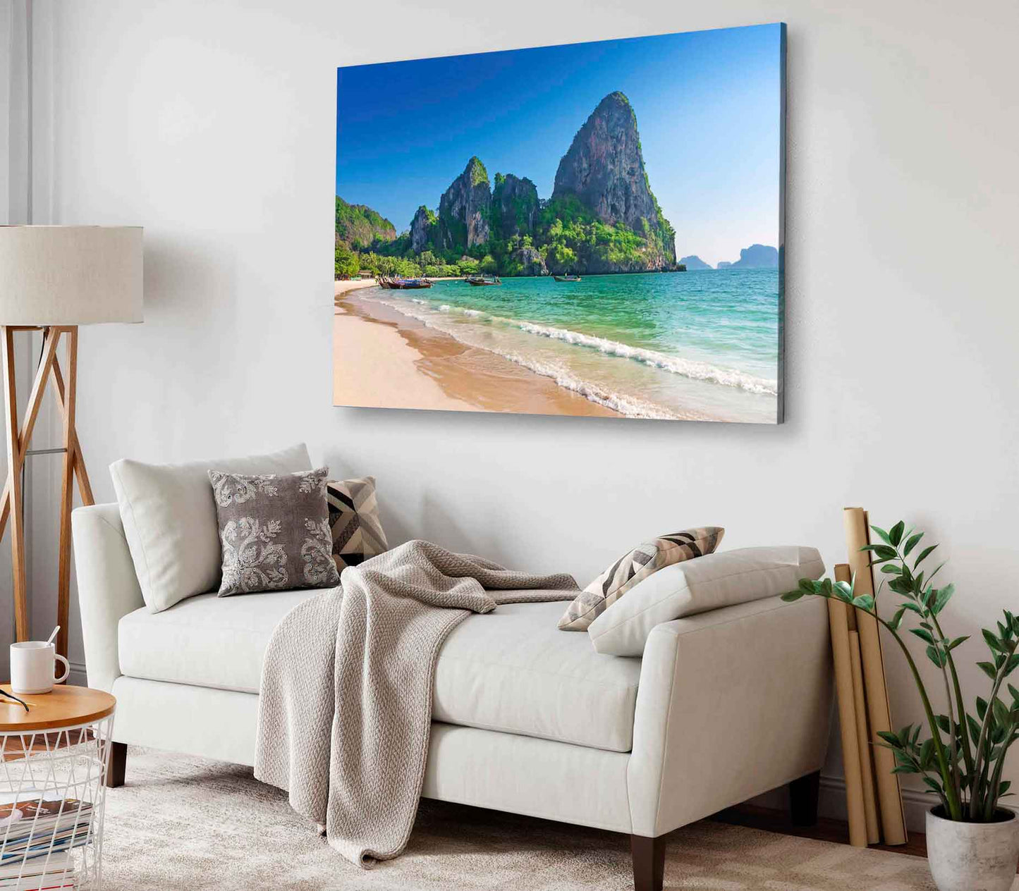 Bella Home Railay Beach View Krabi Thailand Print Canvas Ready to hang