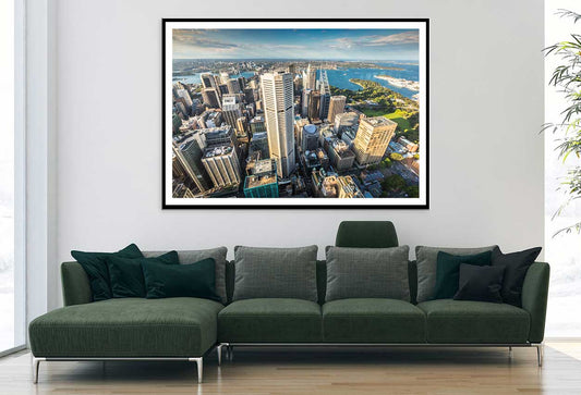 Aerial View From Sydney Tower Photograph Home Decor Premium Quality Poster Print Choose Your Sizes