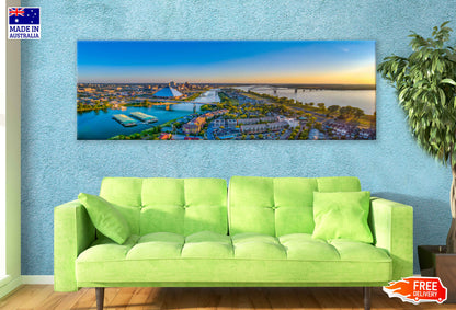 Panoramic Canvas Memphis Tennessee View Photograph High Quality 100% Australian Made Wall Canvas Print Ready to Hang