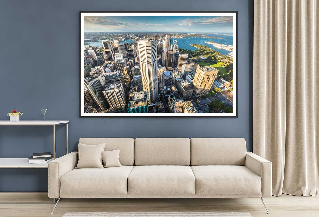 Aerial View From Sydney Tower Photograph Home Decor Premium Quality Poster Print Choose Your Sizes