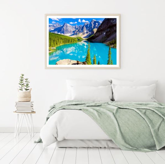 Lake & Forest Scenery Photograph Home Decor Premium Quality Poster Print Choose Your Sizes