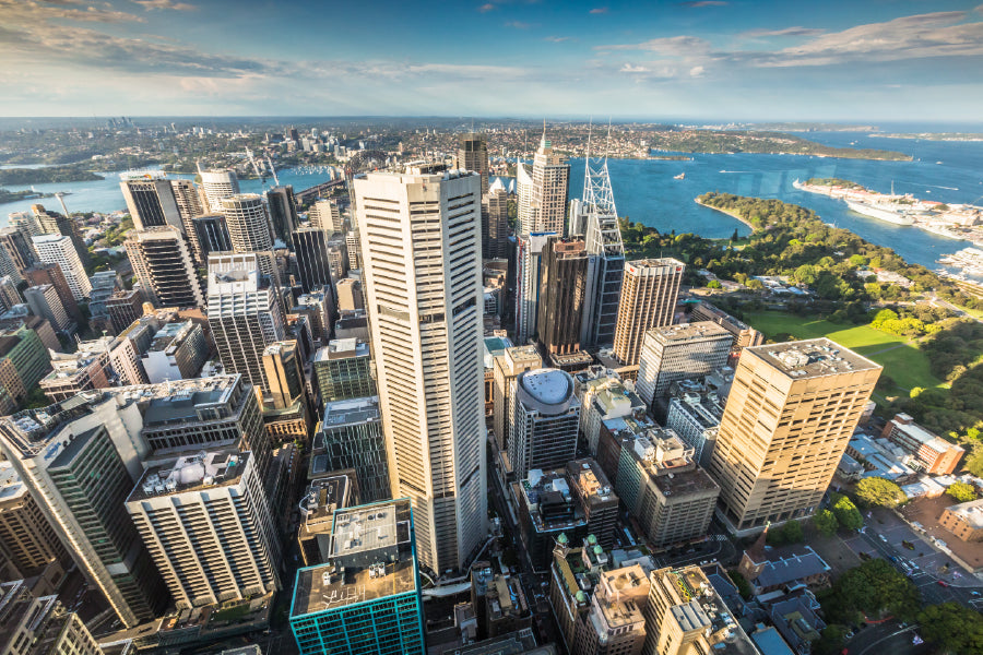 Aerial View From Sydney Tower Photograph Print 100% Australian Made