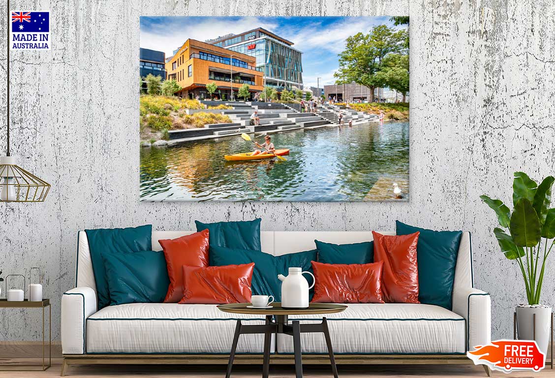 Terrace Complex & Avon River View Photograph Print 100% Australian Made