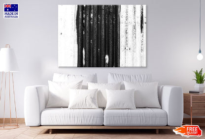 Monochrome Texture B&W Abstract Design Print 100% Australian Made